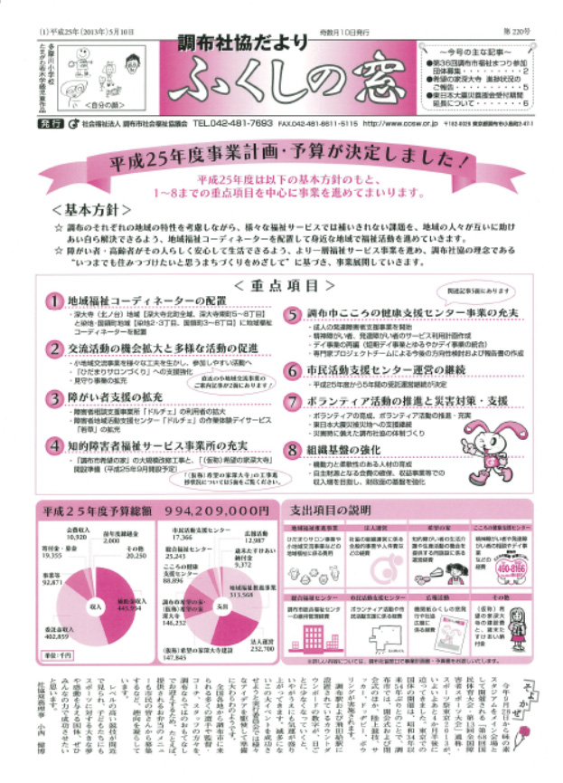 ふくしの窓　2013年5月10日号